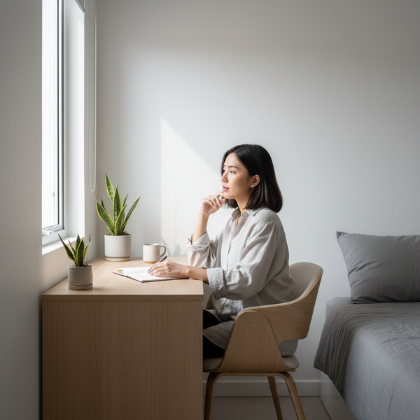 Meja Kerja Ringkas untuk Kamar Minimalis