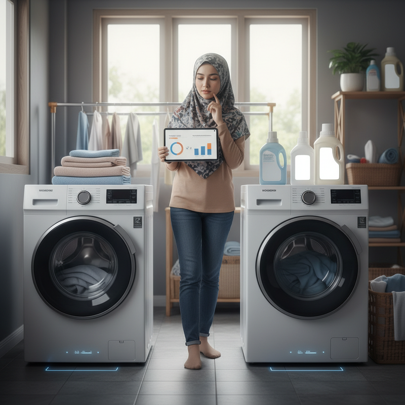 Mesin Cuci Top Load versus Front Load, Perbedaan Konsumsi Air dan Listrik