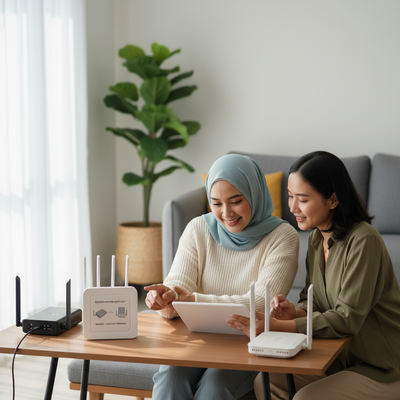 Modem dan Router Terpisah atau Modem Router Satu Unit