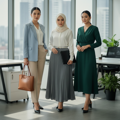 Outfit Kantor yang Terlihat Rapi Tanpa Berlebihan