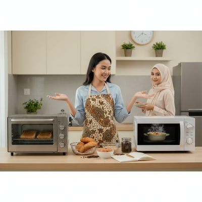 Oven Toaster versus Microwave, Mana yang Lebih Serbaguna untuk Dapur Kecil