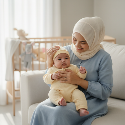 Pakaian Bayi dengan Bahan Lembut