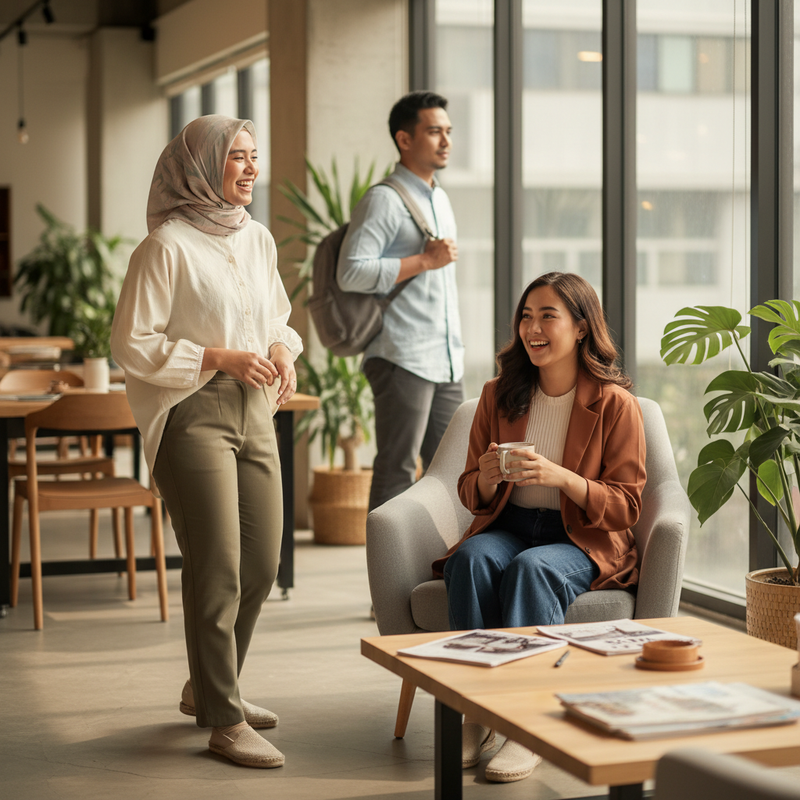 Pakaian Kerja Yang Nyaman Dipakai Seharian