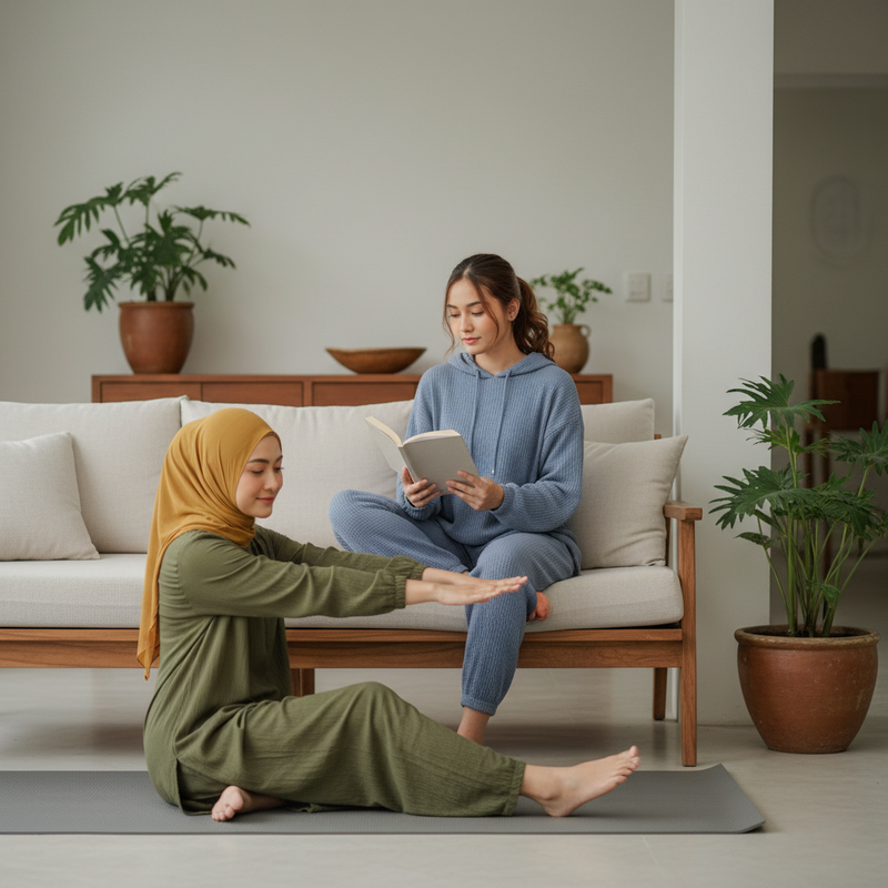 Pakaian Santai Nyaman di Rumah