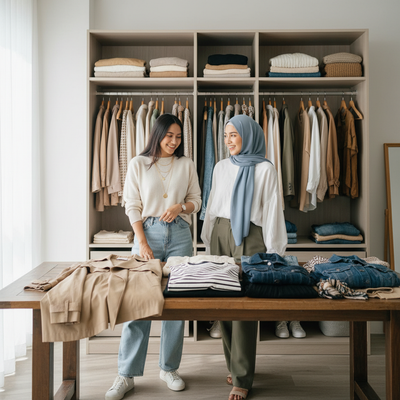 Pakaian Yang Mudah Dipadukan Sehari Hari