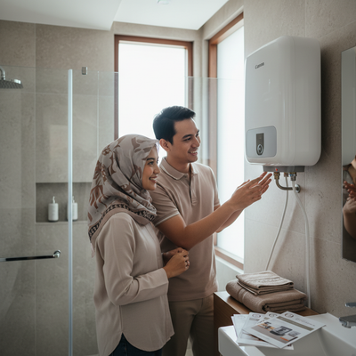 Pemanas Air Listrik untuk Kamar Mandi