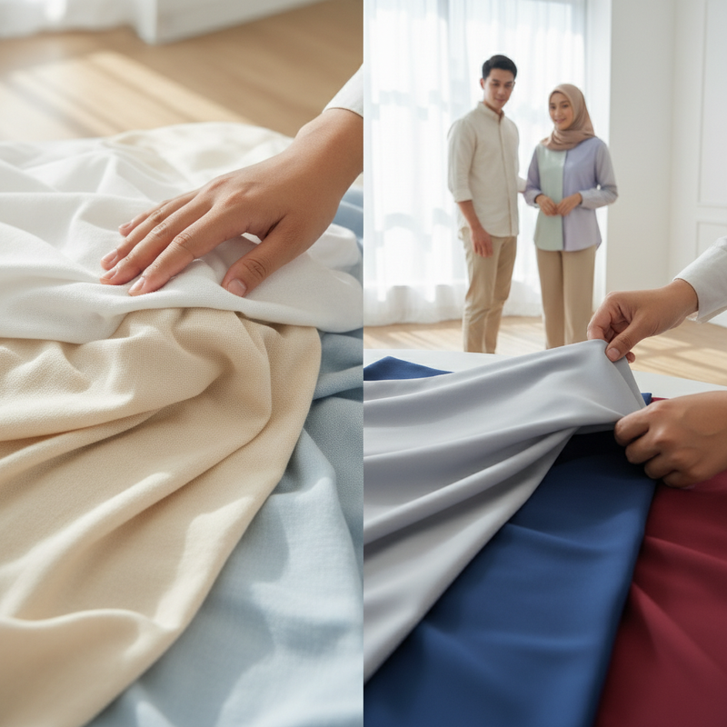 Perbedaan Bahan Katun dan Polyester