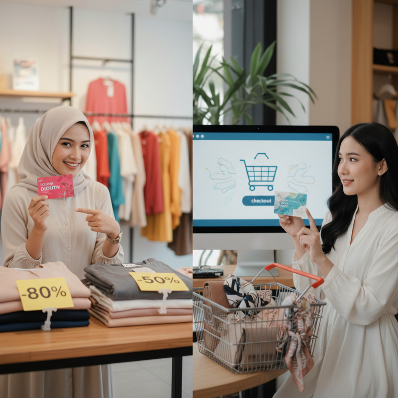 Perbedaan Kode Promo dan Diskon Langsung