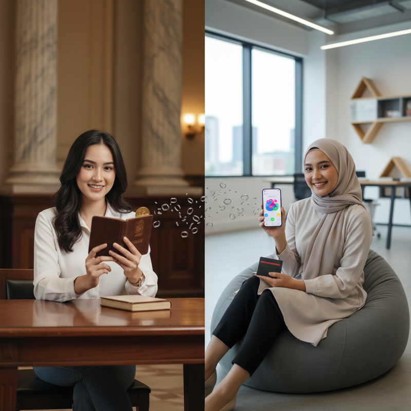 Perbedaan Menabung di Bank Konvensional dan Bank Digital untuk Generasi Muda