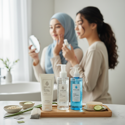 Perbedaan Produk Pembersih Wajah Harian