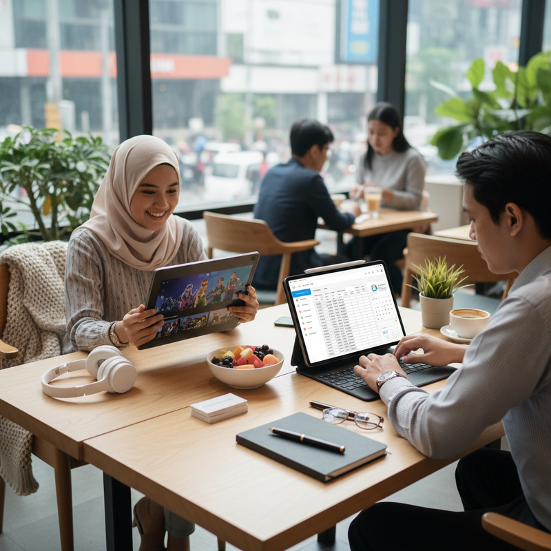 Perbedaan Tablet Untuk Hiburan Dan Kerja