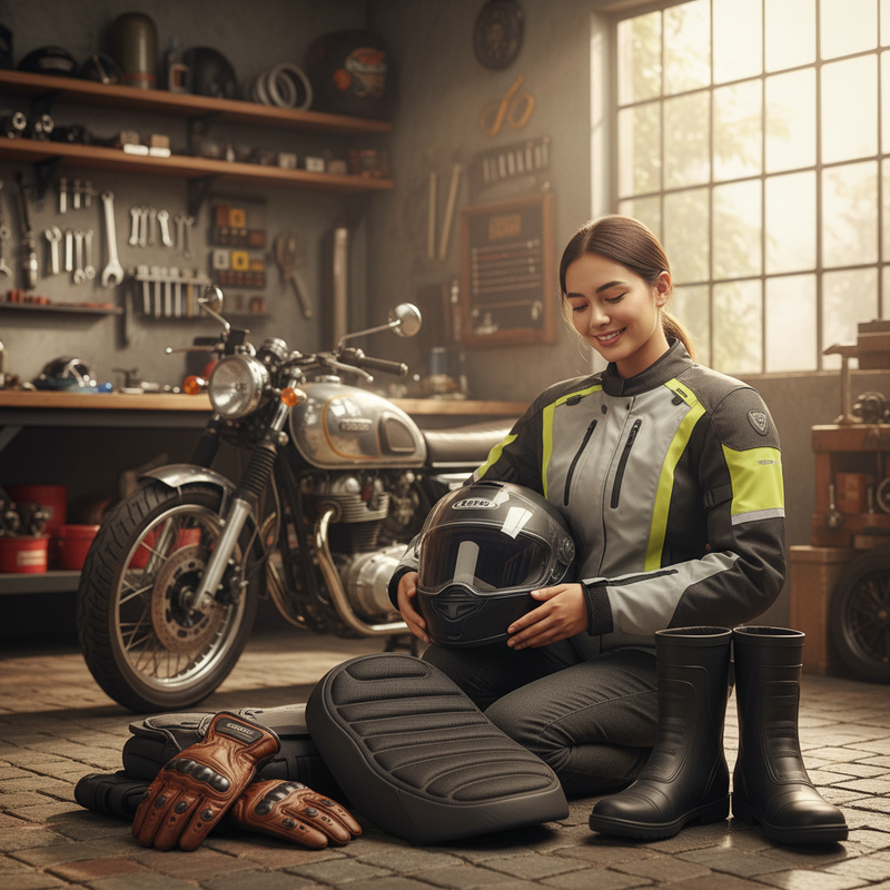 Perlengkapan Motor untuk Kenyamanan