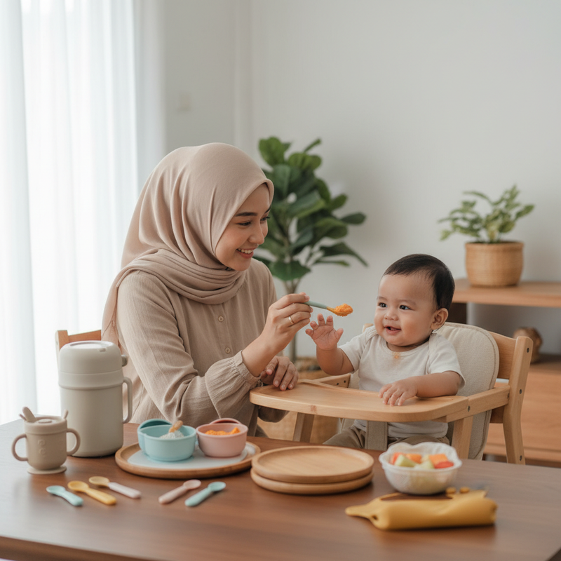 Perlengkapan MPASI Aman untuk Bayi