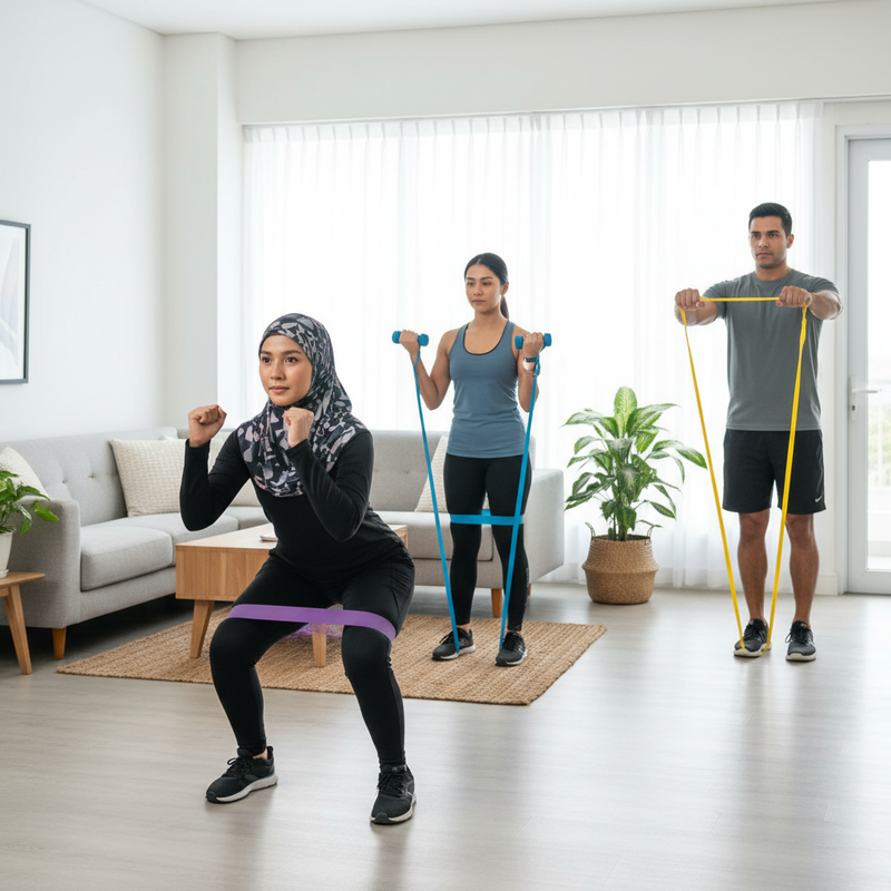 Resistance Band Kuat Untuk Latihan Rumahan