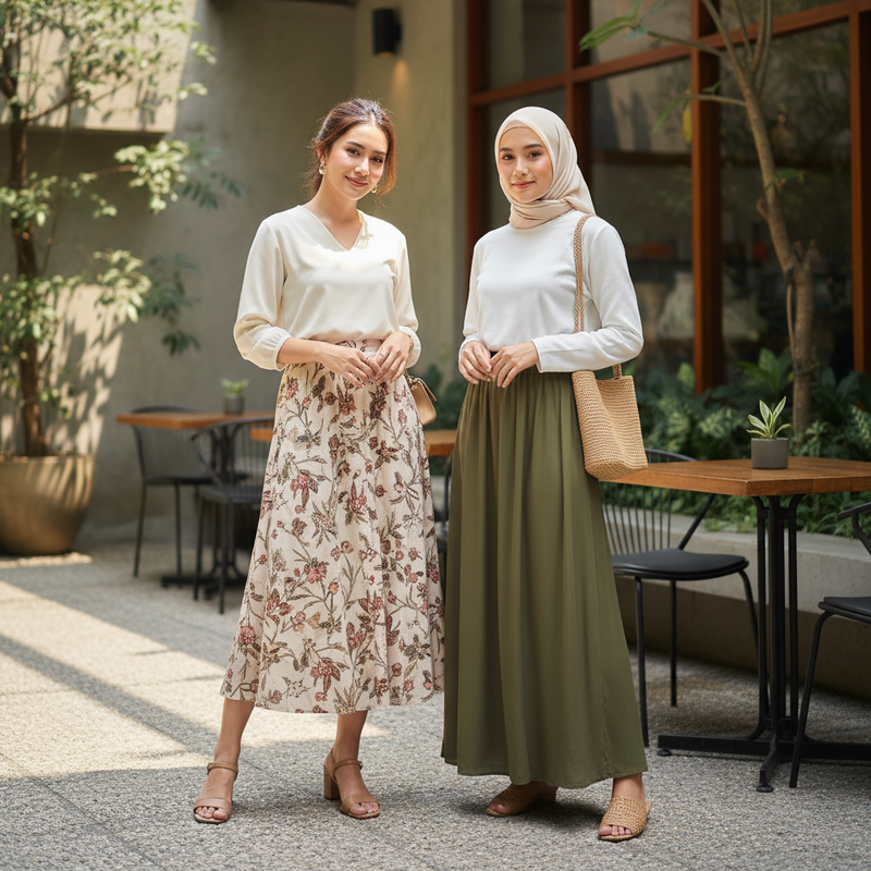 Rok Midi versus Rok Maxi, Mana yang Lebih Serbaguna untuk Berbagai Acara