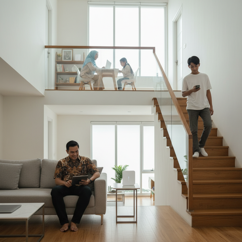 Router WiFi Stabil untuk Rumah Dua Lantai