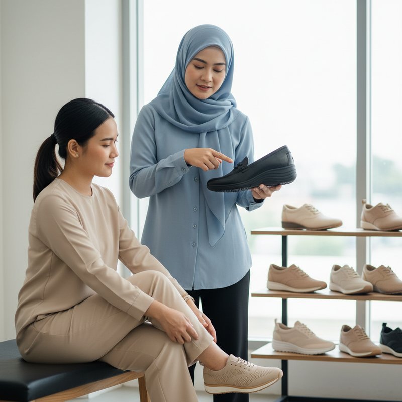 Sepatu Kerja Nyaman untuk Berdiri Lama