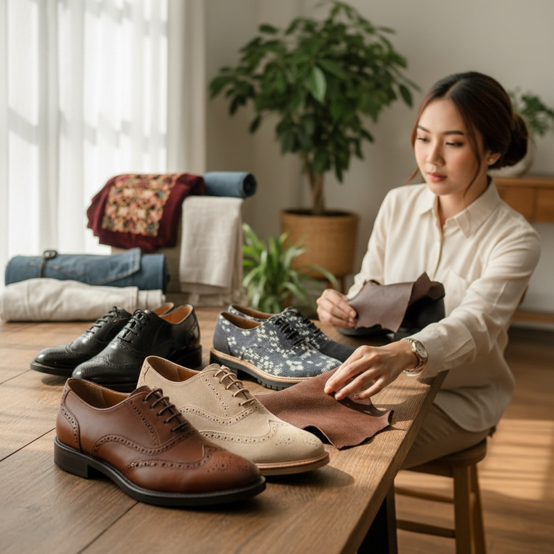 Sepatu Oxford Wanita, Perbedaan Bahan dan Ketahanan Jangka Panjang
