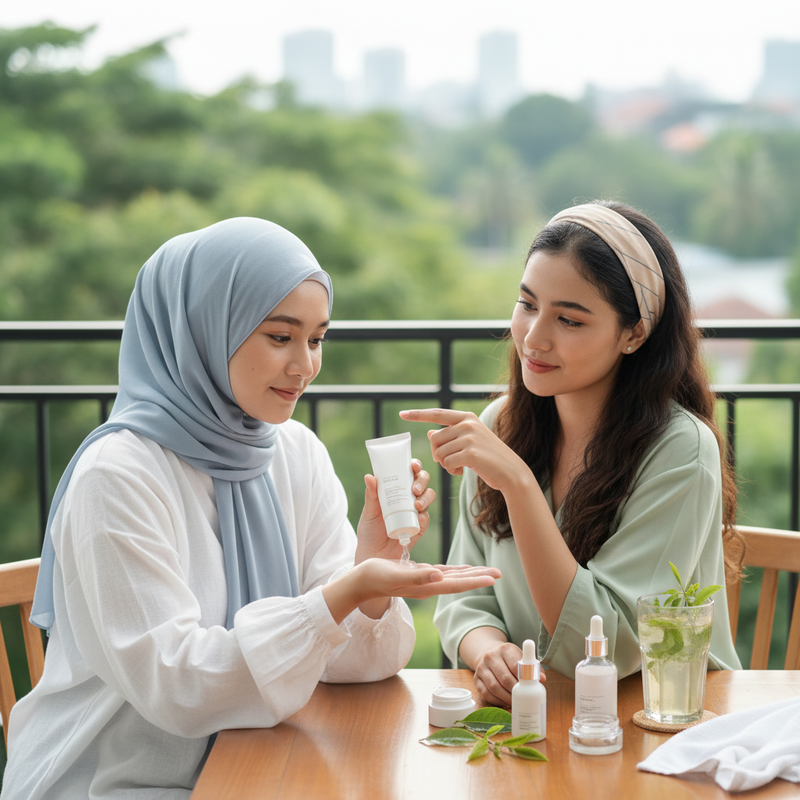 Sunscreen Ringan yang Tidak Lengket di Kulit Berminyak