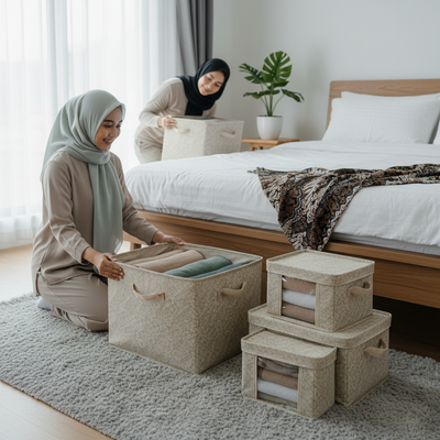 Tempat Penyimpanan Bawah Tempat Tidur, Kapasitas dan Material yang Tahan Lembab