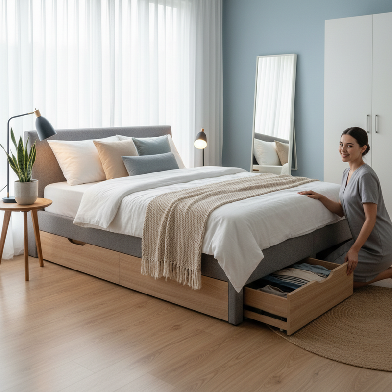 Tempat Tidur Divan atau Dipan Biasa untuk Kamar Minimalis