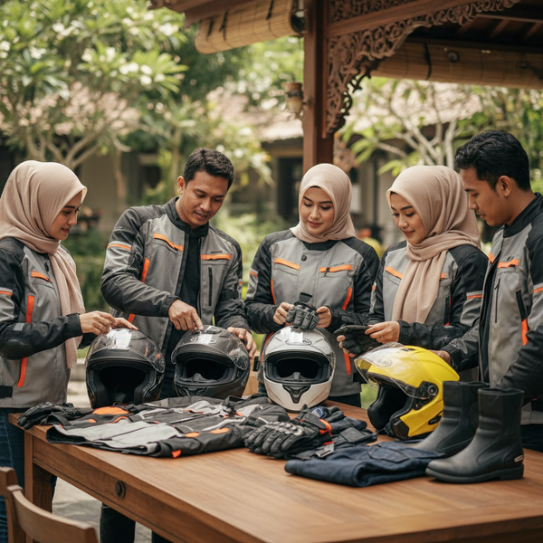 Tips Memilih Perlengkapan Berkendara Aman