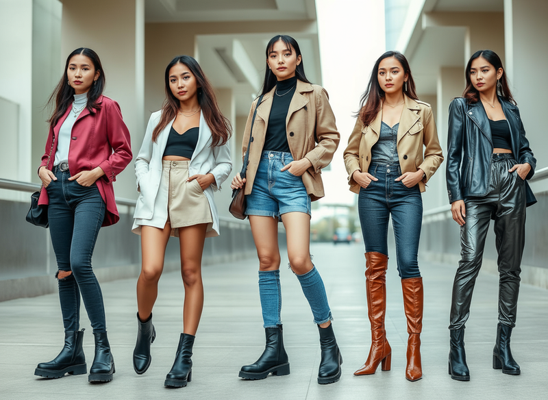 Tren Sepatu Boots Modern 2025: Dari Classic ke Statement Fashion