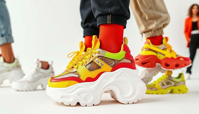 Tren Sepatu Hybrid & Chunky Sneakers 2025: Dari Kasual ke Statement