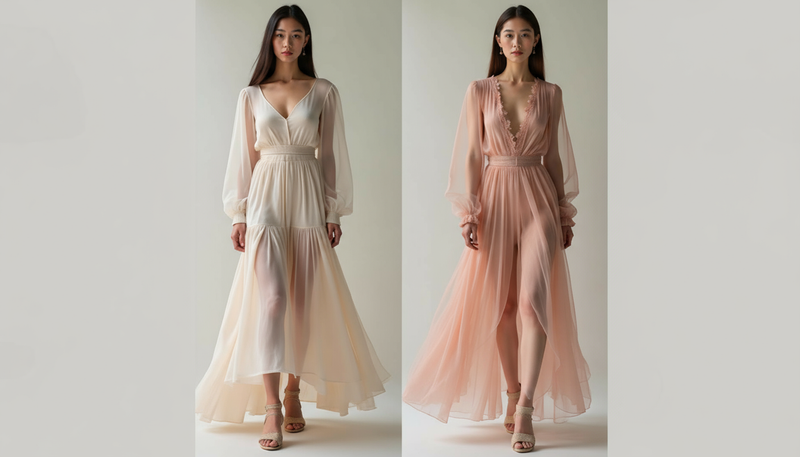 Tren Sheer Dresses 2025: Elegan, Modern, dan Viral