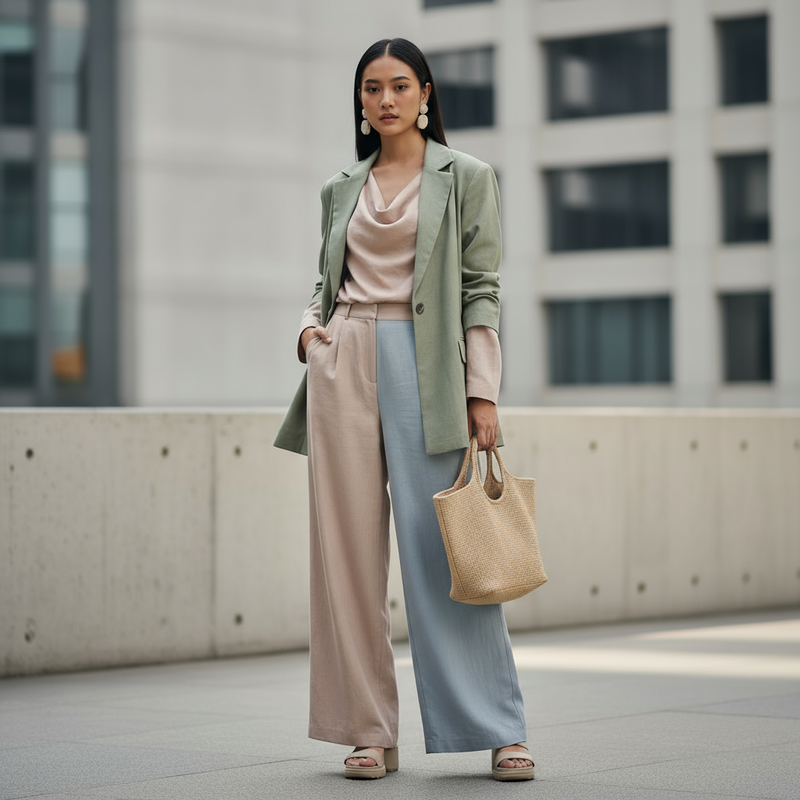 Tren Warna Fashion 2025: Lembut, Netral, dan Menenangkan Mata