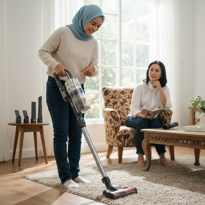 Vacuum Cleaner untuk Lantai dan Karpet, Daya Hisap Berapa yang Cukup