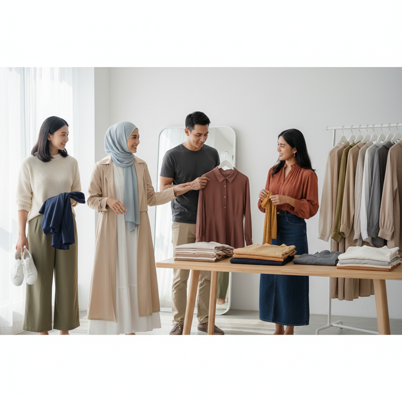 Warna Pakaian Yang Mudah Dipadukan