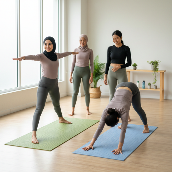 Yoga Mat Anti Licin untuk Pemula